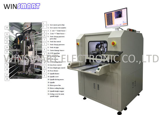 PCB маршрутизатора CNC филируя 1.8KW, филировальную машину PCB пылесоса 380V