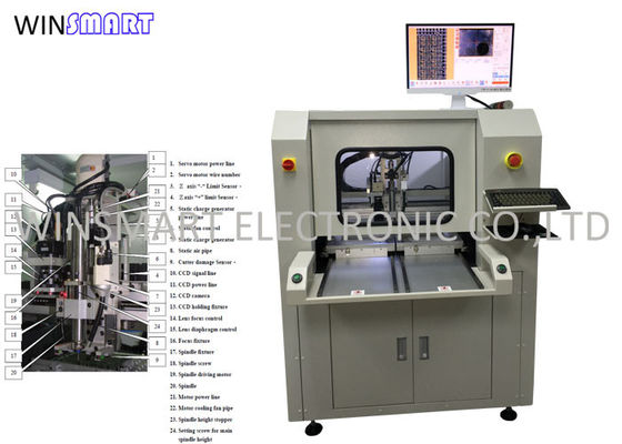 Хорошая цена. Машина разделителя PCB шпинделя 60000RPM, Semi автоматическая машина PCB Depaneling онлайн